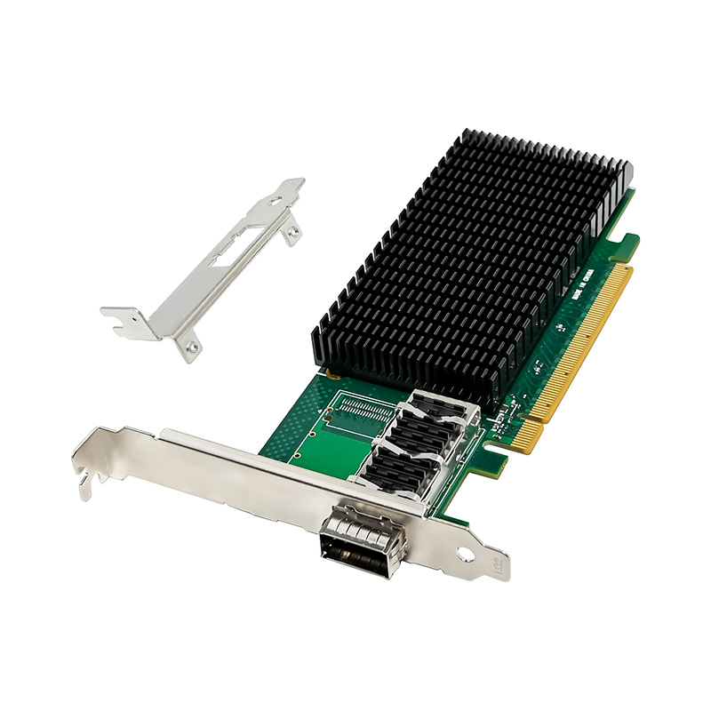 100Gbe Qsfp28 Network Card - 단일 포트 100GbE QSFP28 광섬유 이더넷,